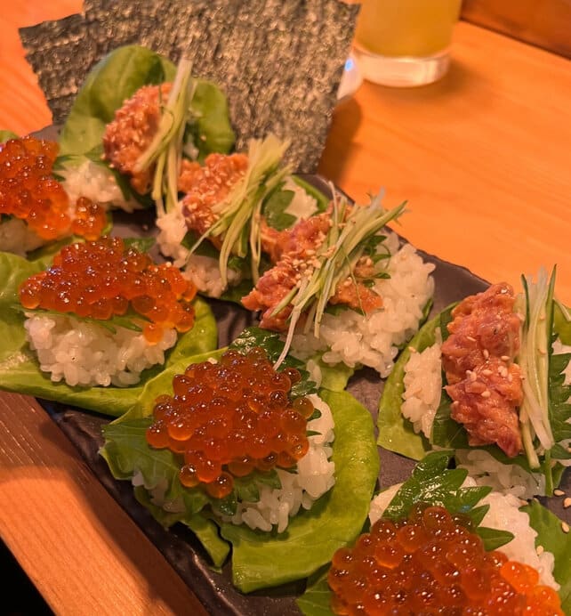 GONPACHI ‘NORI-TEMAKI’ IN HARAJUKU